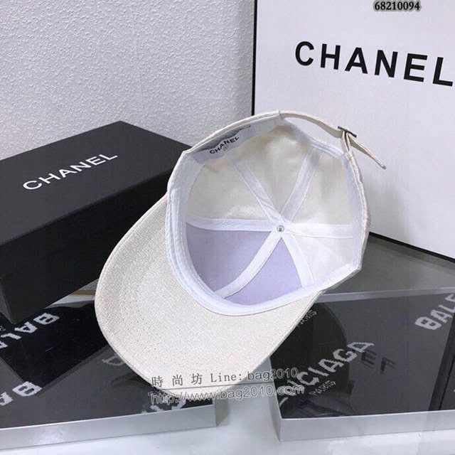 Chanel女士帽子 香奈兒閃鑽棒球帽鴨舌帽  mm1038